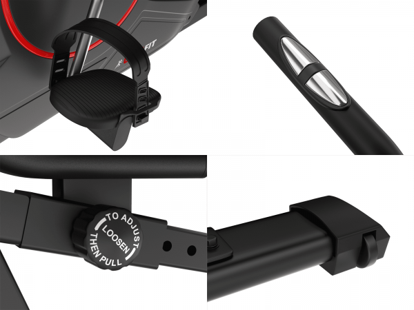 Горизонтальный велотренажер UNIXFIT BR-390Е