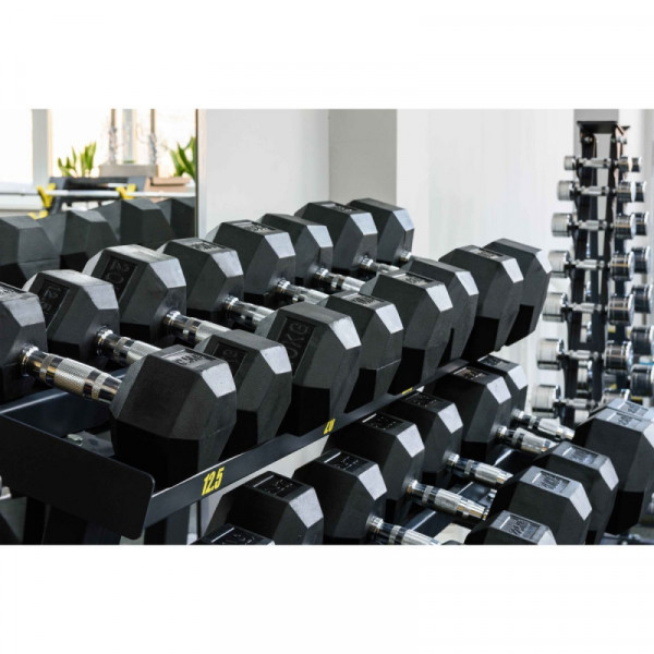 Гантель гексагональная обрезиненная PROFI-FIT