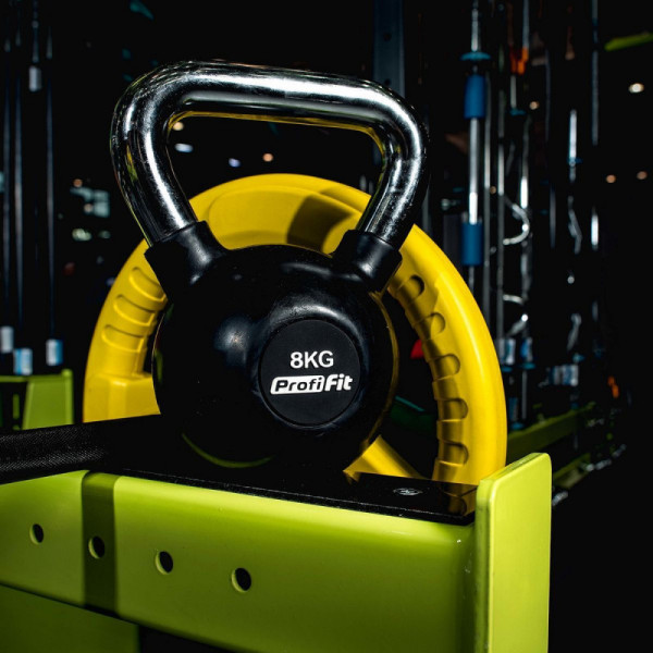 Гиря обрезиненная с хромированной ручкой PROFI-FIT