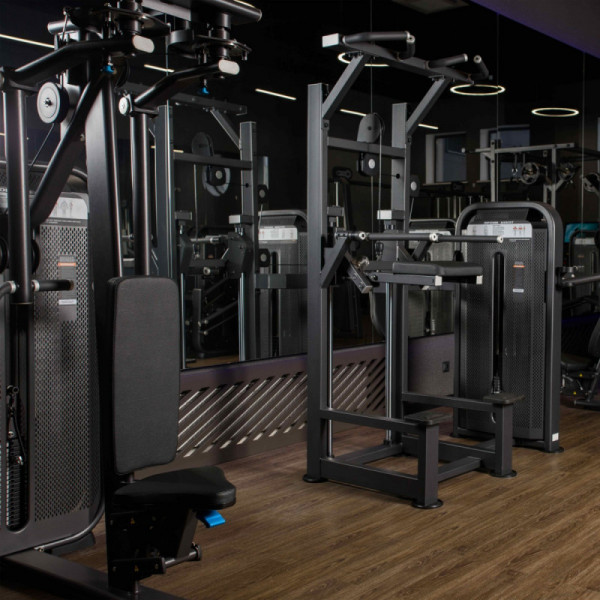 Турник, брусья с противовесом. DHZ U3009D (Стек 99 кг)