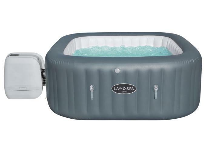 СПА-бассейн Bestway 130х130/180х180х71см "Hawaii HydroJet Pro" 795л, квадратный, с гидро-аэромассажем