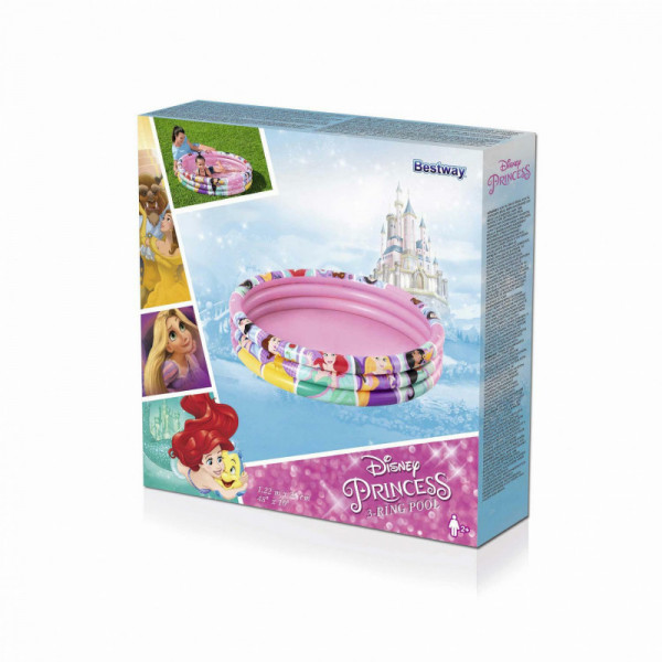 Детский надувной бассейн Bestway 122x25см "Disney Princess" 140л, от 2 лет