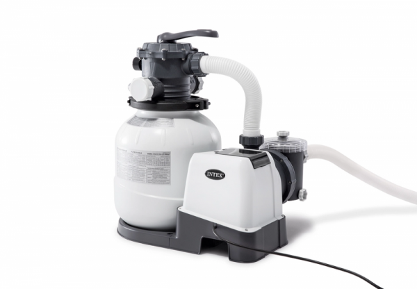 Песочный фильтр-насос 7.9 м3/ч, резервуар для песка 17.9 кг, фракция 0.45-0.85 мм
