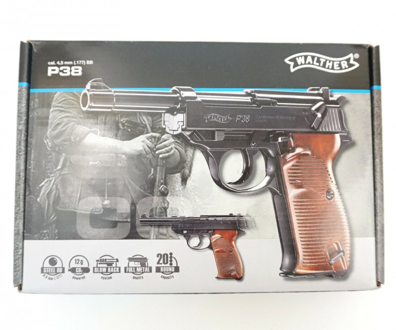 Пневматический пистолет вальтер Umarex Walther P38 4,5 мм