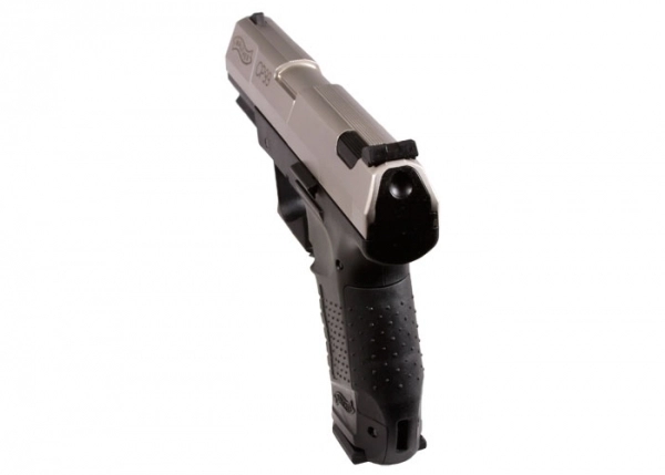 Пистолет пневматический Walther СР 99 (никель с чёрной рукояткой)