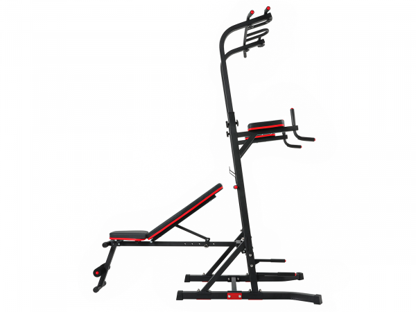 Турник-пресс-брусья со скамьей UNIX Fit POWER TOWER 150P