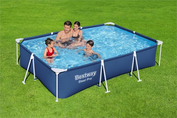 Каркасный бассейн Bestway Steel Pro 300х201х66см, 3300л, фил.-насос 1249л/ч (56411 BW)
