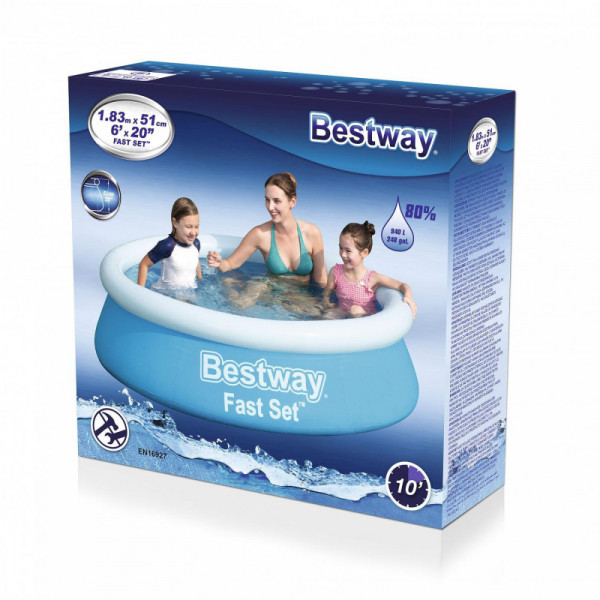 Бассейн Fast Bestway Set 183х51см, 940л (57392 BW)