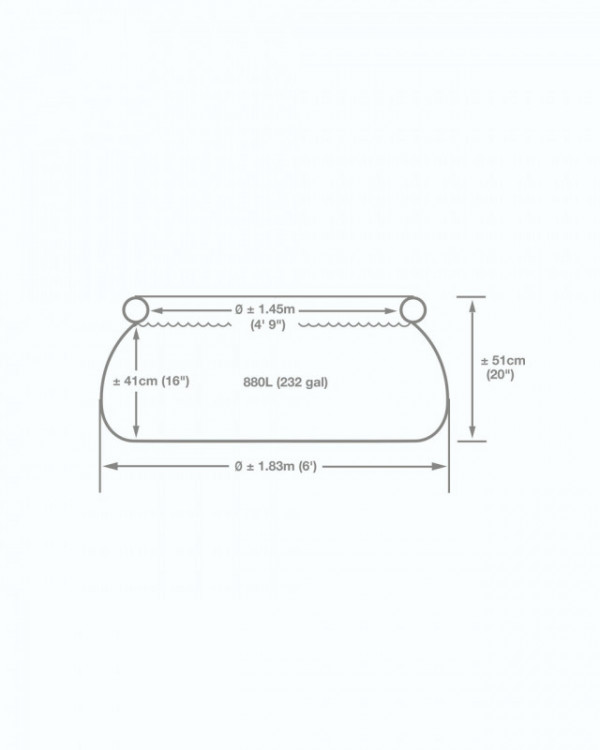 Бассейн Easy Set Intex 183х51см "Веселый Краб" 886л (26100)