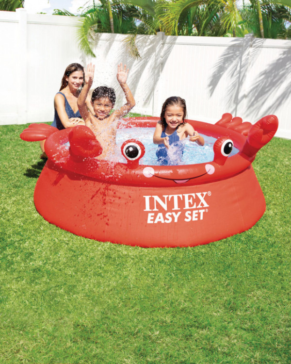 Бассейн Easy Set Intex 183х51см "Веселый Краб" 886л (26100)