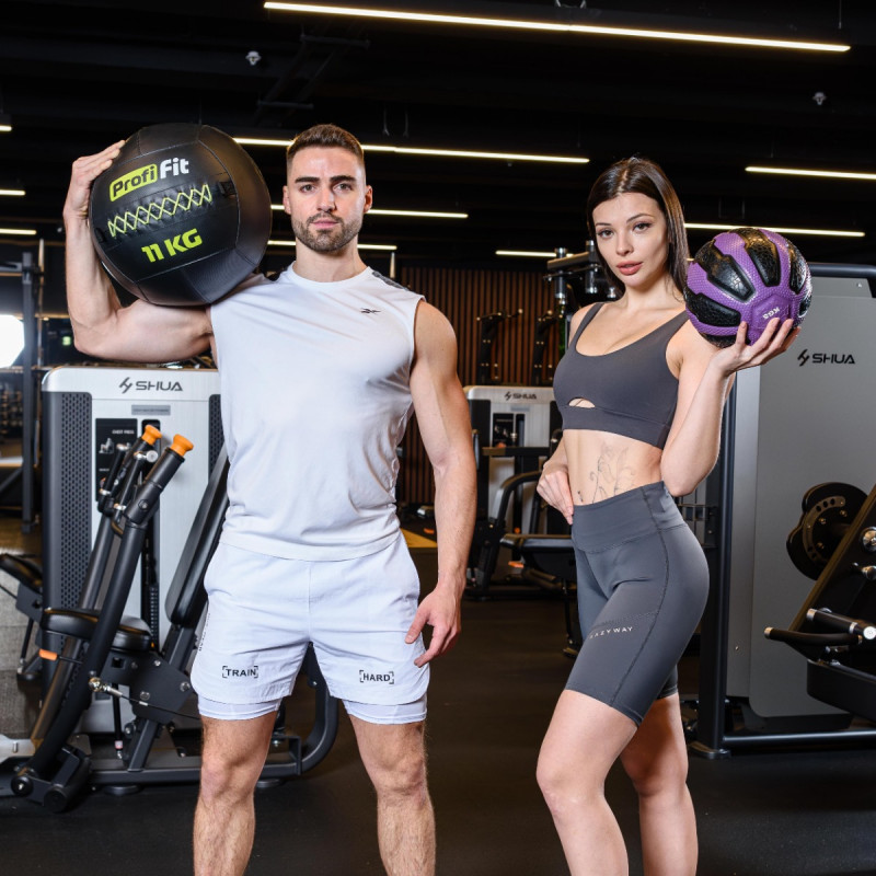 Медицинбол набивной (Wallball) PROFI-FIT