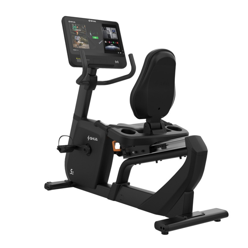 Велотренажер горизонтальный SHUA SH-B9100R22T (Android-дисплей, 21,5")